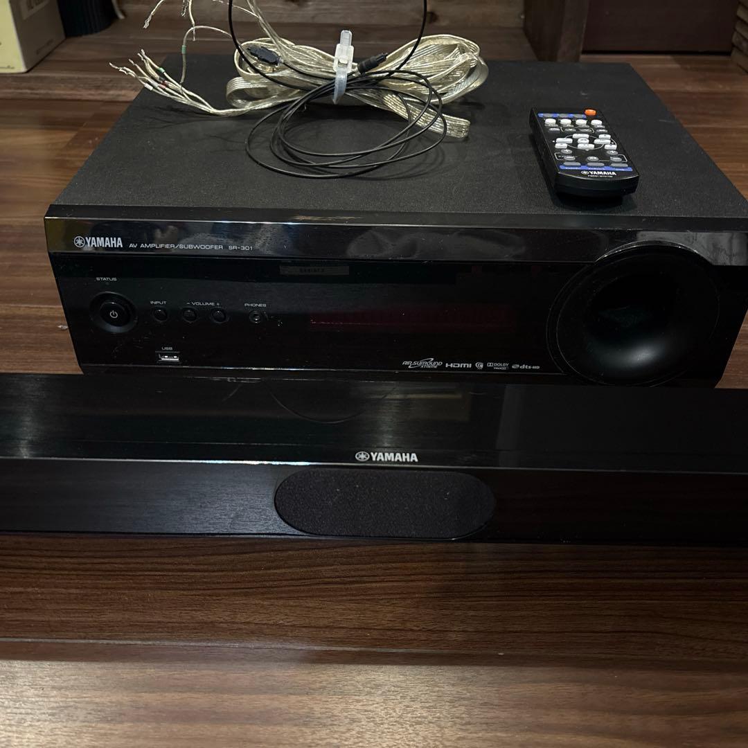 YAMAHA SR-301 AVアンプ サウンドバー付