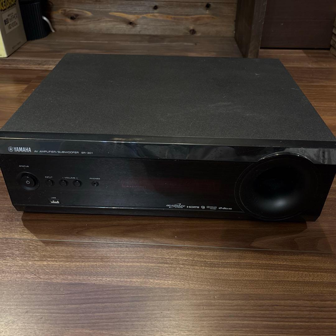 YAMAHA SR-301 AVアンプ サウンドバー付