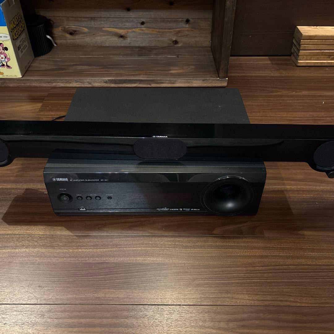 YAMAHA SR-301 AVアンプ サウンドバー付