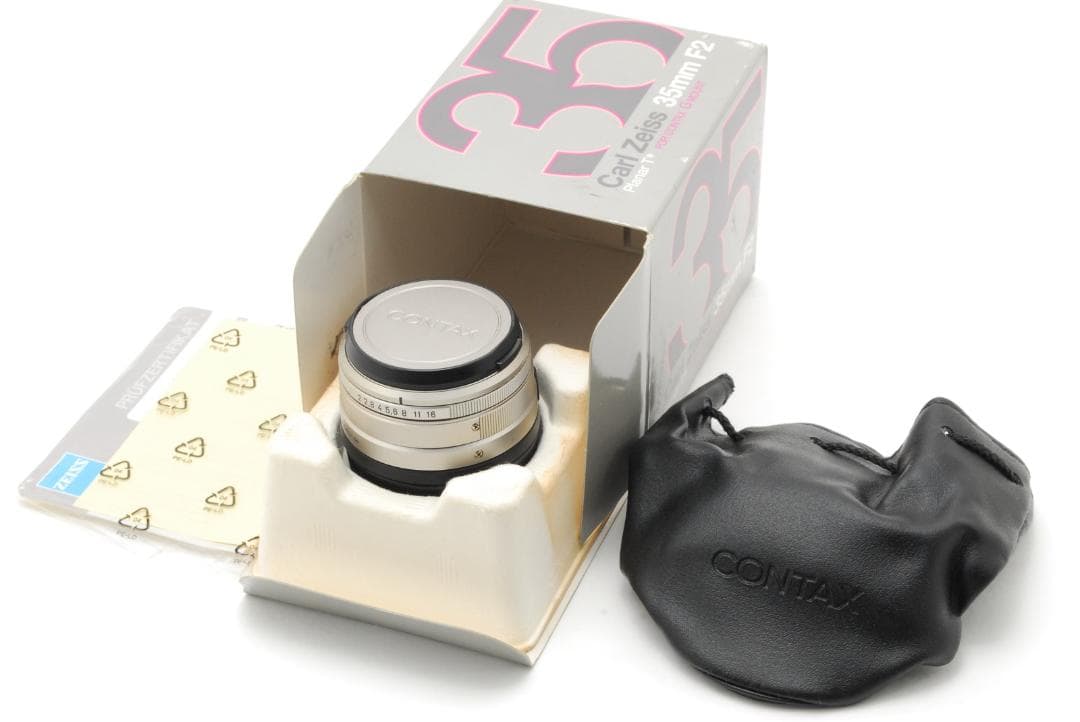 【美品 箱＆ケース付き】 Contax Carl Zeiss 35mm F2