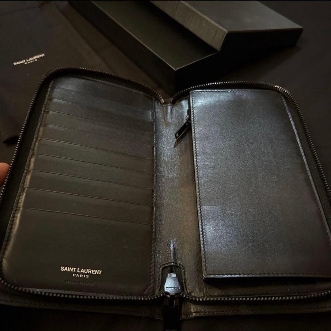 SAINT LAURENT フルジップウォレット