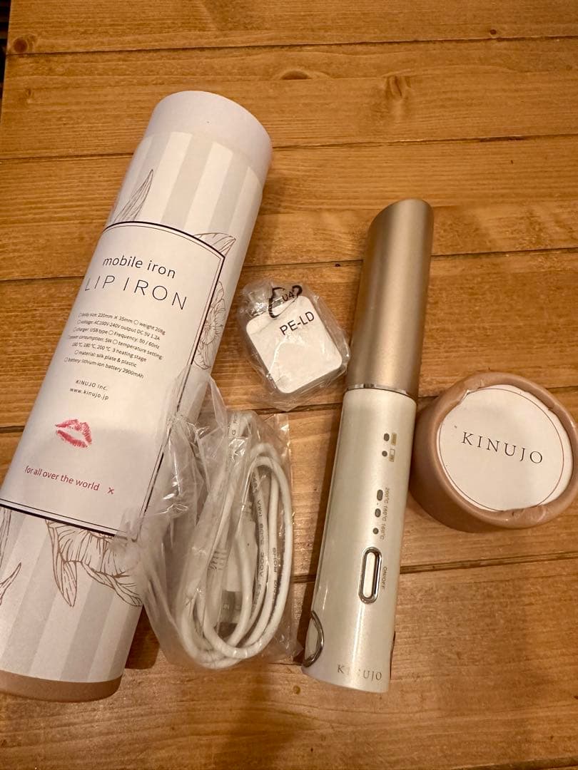 ヘアアイロン KINUJO mobile iron LIP IRON