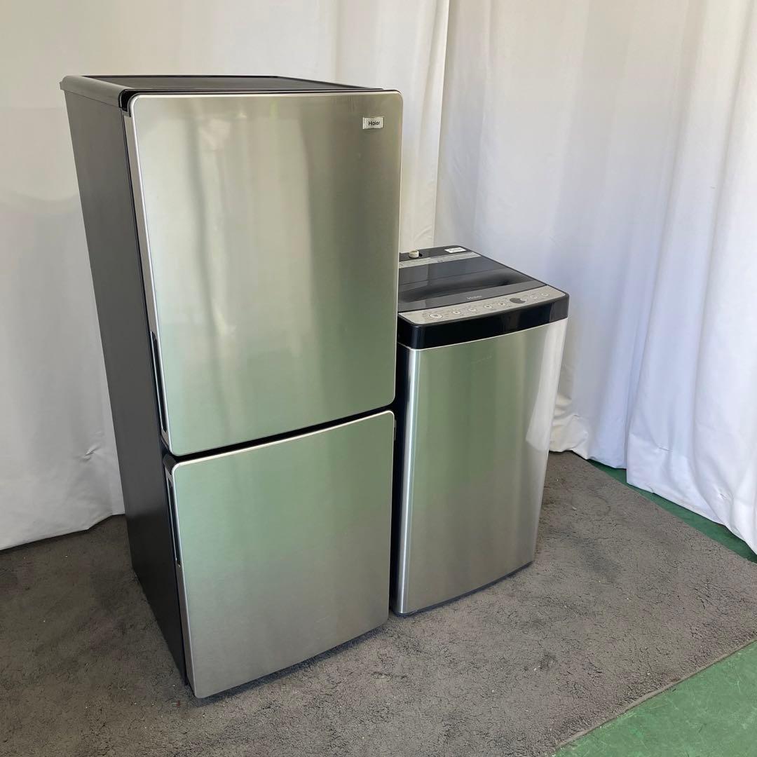 154　設置無料　家電セット　人気　冷蔵庫　洗濯機　小型　一人暮らし　シルバー