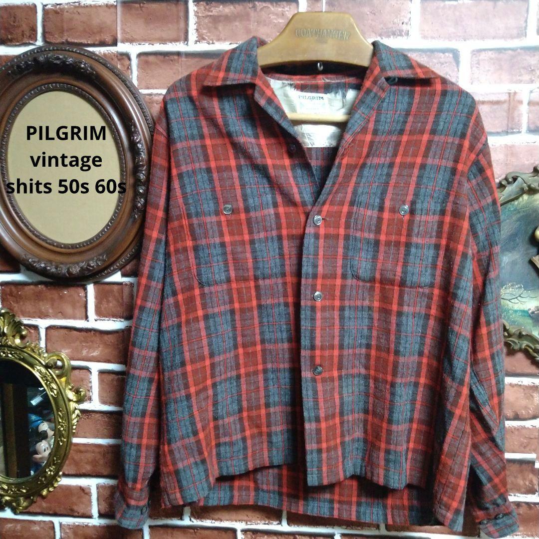 トップス PILGRIM vintage shits 50s 60s