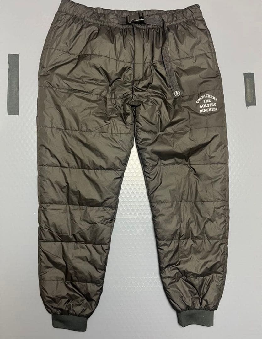 golfickers キルティングパンツ 2XL ブラック