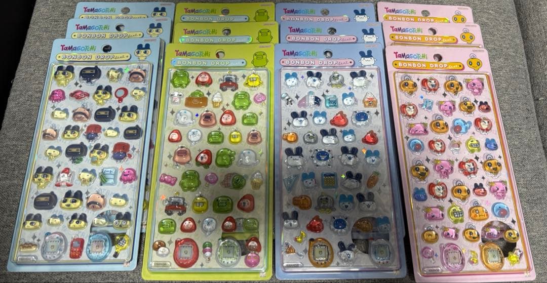 たまごっち ボンボンドロップシール 正規品 4種各3枚セット