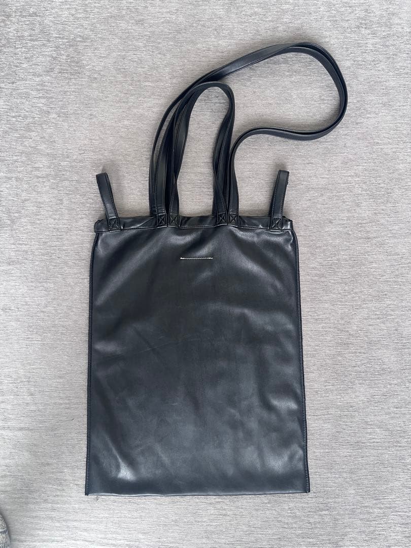 MM6 3way フェイクレザートートバッグ