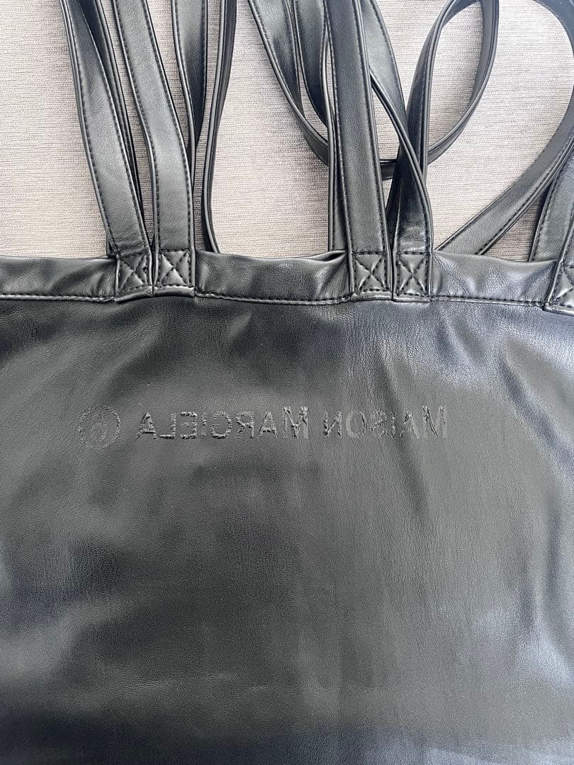 MM6 3way フェイクレザートートバッグ