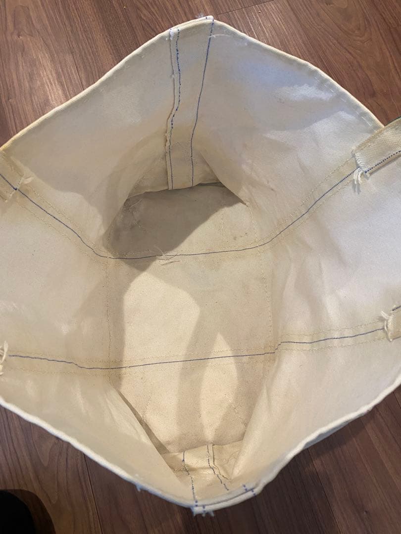 美品　ギザタグ LL Bean トート グリーン L ビーン 80s