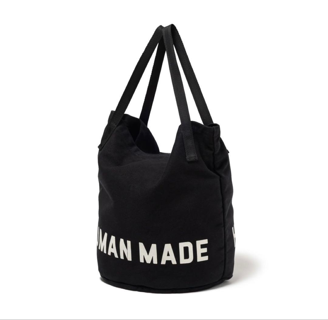 HUMAN MADE ブラック トートバッグ DRY ALLS