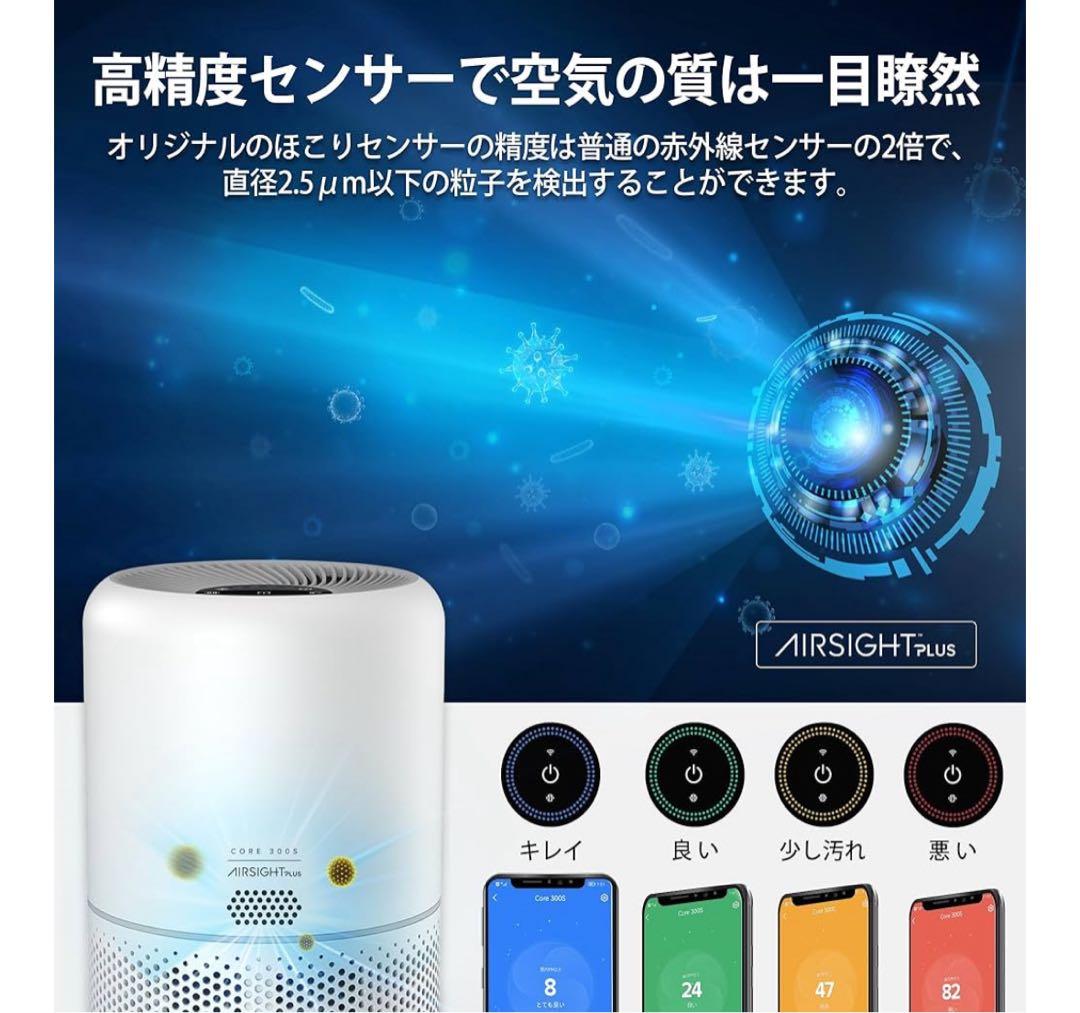 4561M◎Levoit 空気清浄機 進級スマートモデル Core 300S