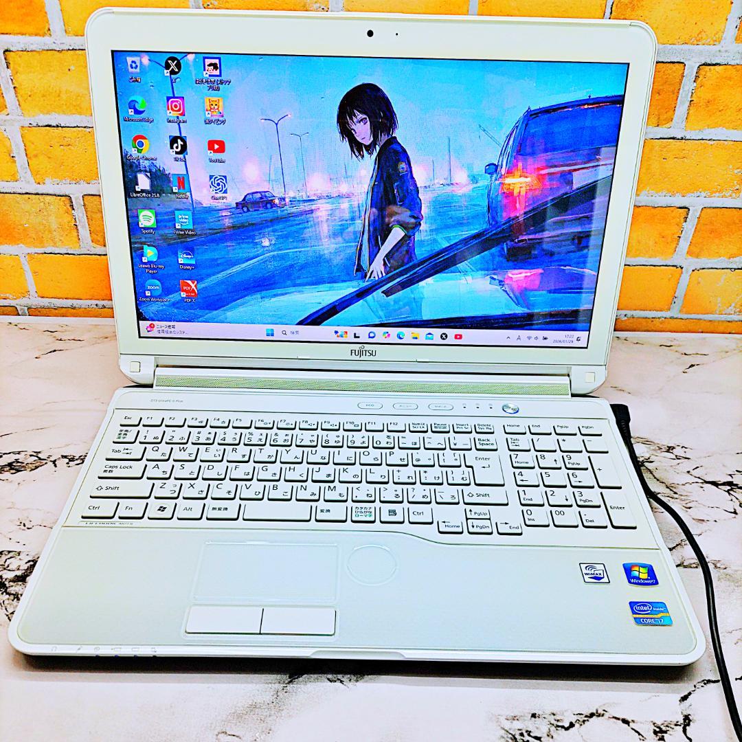 美品❣️最強i7搭載ノートパソコン❤️爆速SSD❤️メモリ8G✨ハイスぺ☘️