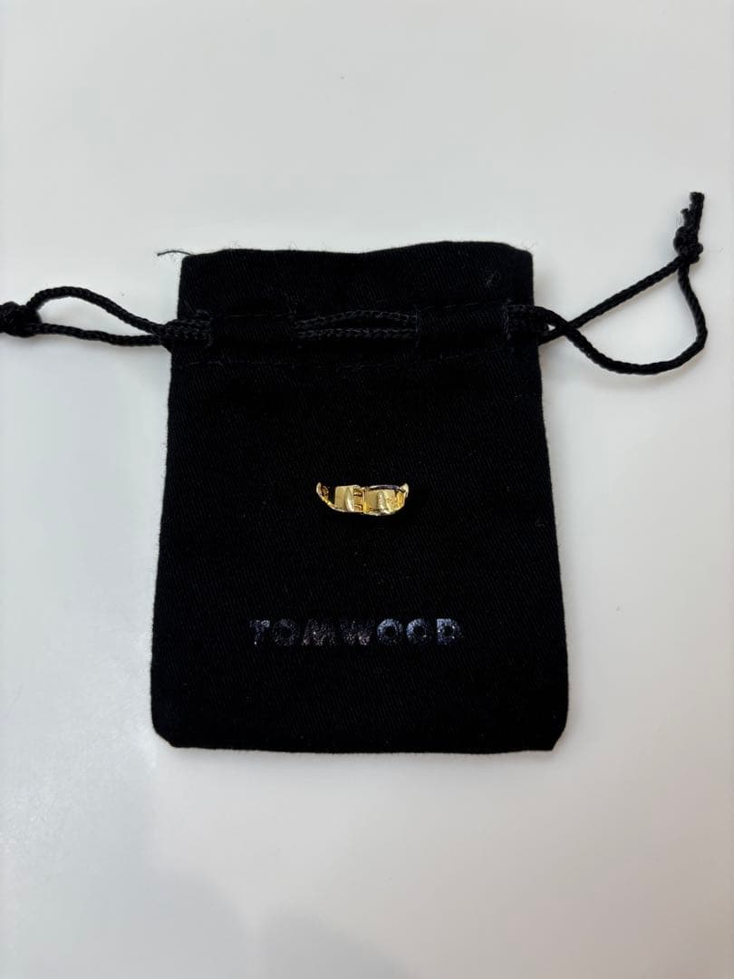 TOMWOOD ゴールド片耳用ピアス