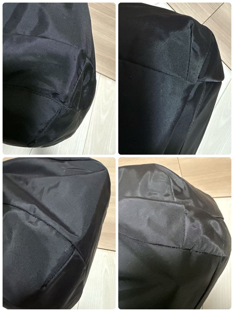 【美品】agnes b. アニエスベー 2way ボストンバッグ ナイロン 黒