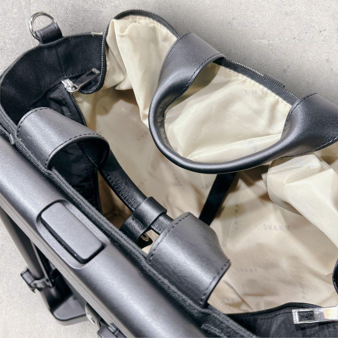 SWANY キャリー バッグ スワニー 帆布 キャリーバック ストッパー 機能