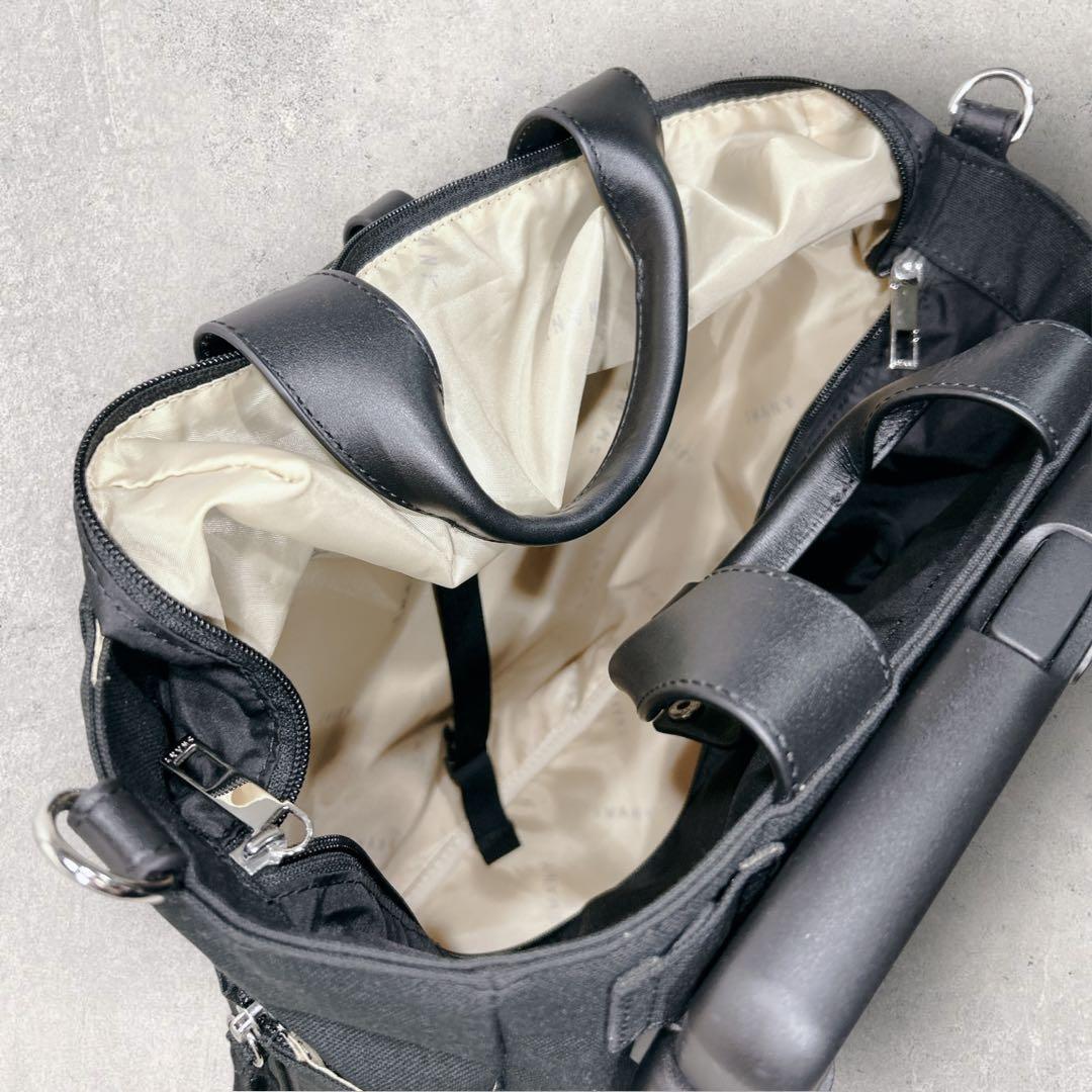 SWANY キャリー バッグ スワニー 帆布 キャリーバック ストッパー 機能