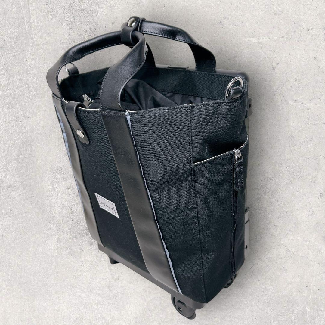 SWANY キャリー バッグ スワニー 帆布 キャリーバック ストッパー 機能