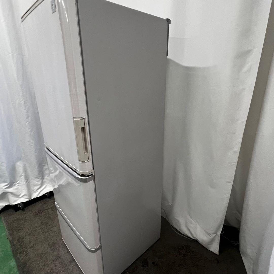 ★911　シャープ　冷蔵庫　大型　350L　両開き　どっちもドア　設置無料　安い