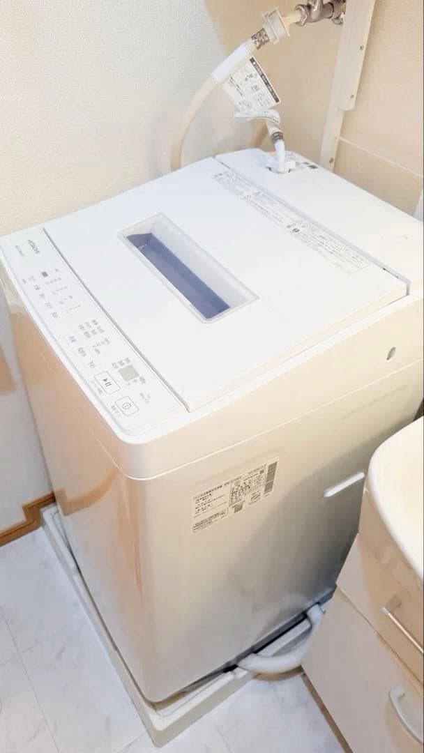 【2024年製・使用1ヶ月】日立 全自動洗濯機 7kg BW-G70K 静音