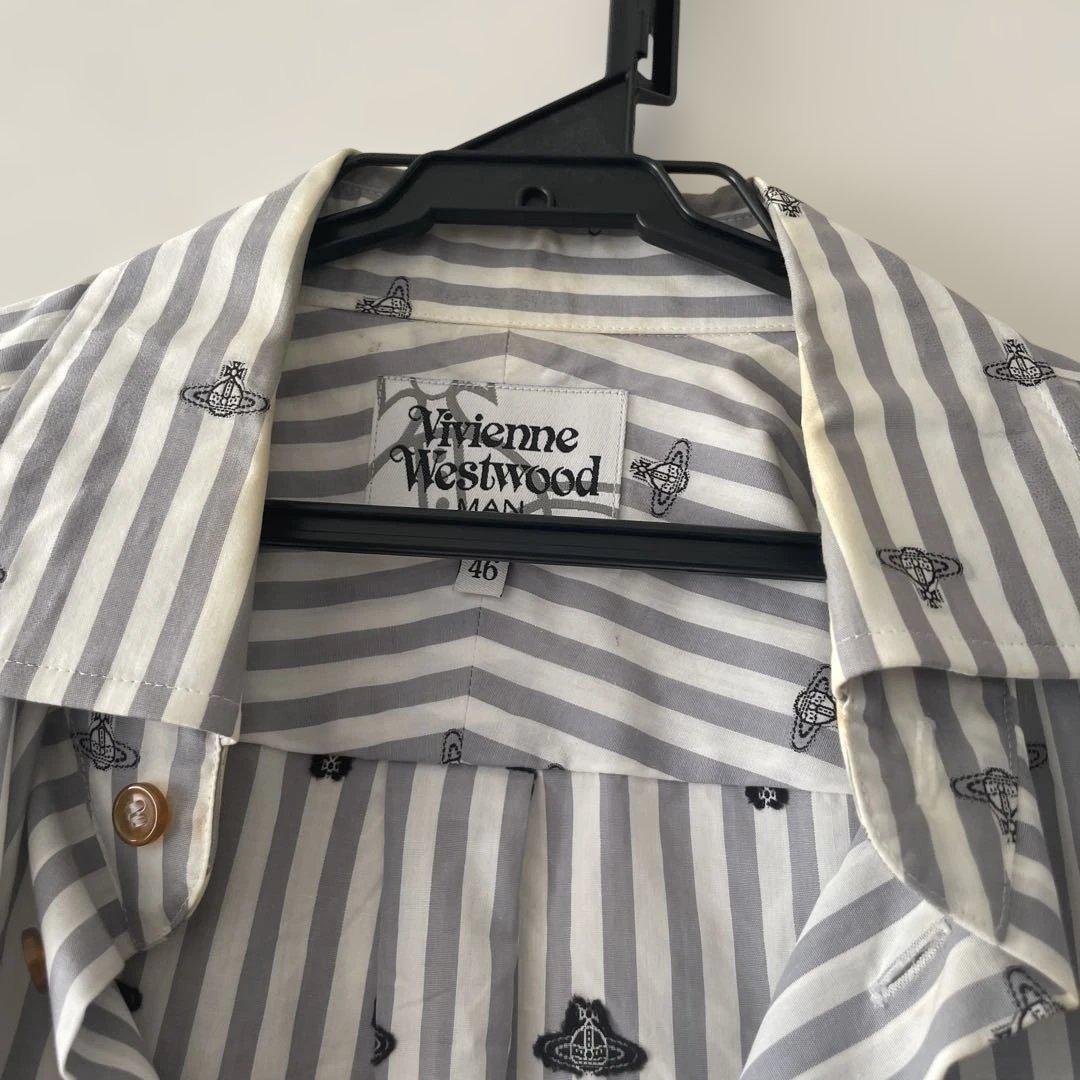 訳あり Vivienne Westwood Man ストライプシャツ