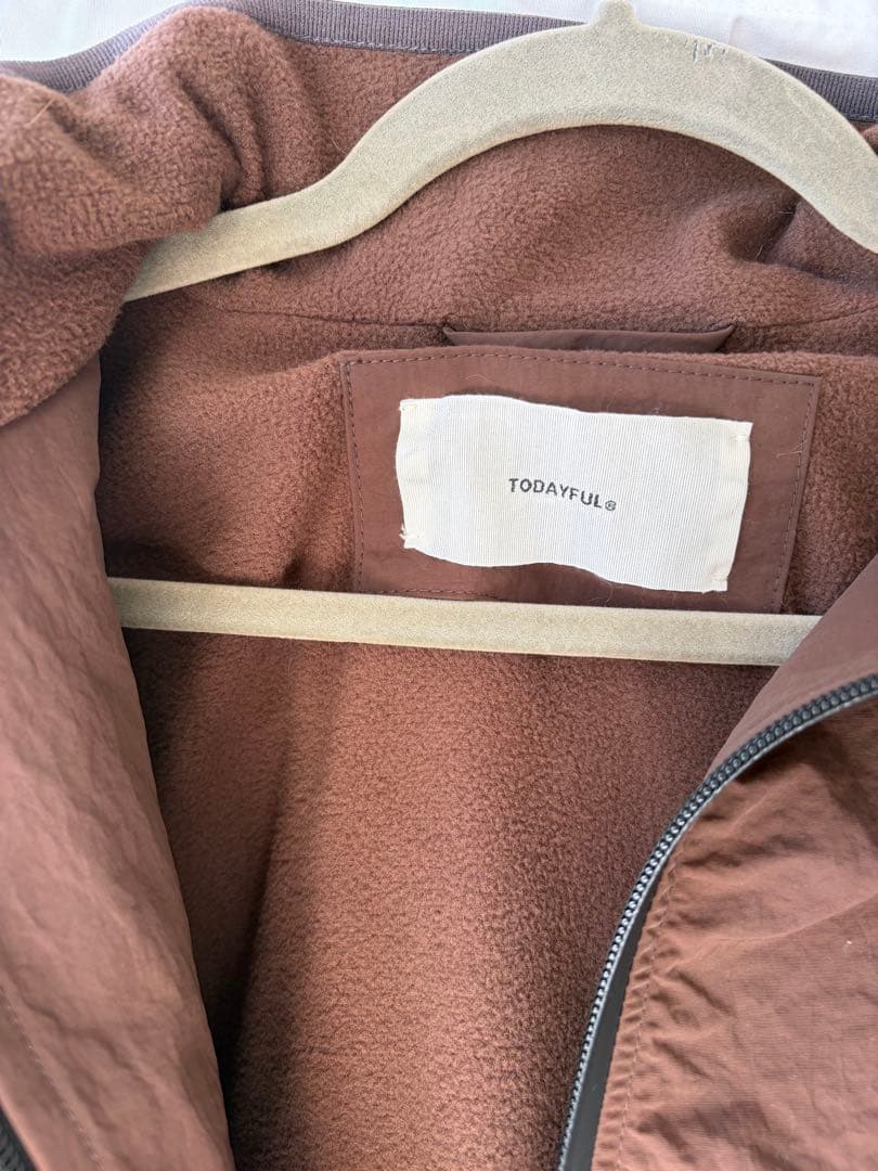 today ful ナイロンブルゾン