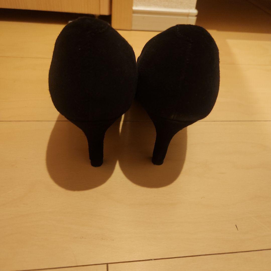 DIANA 黒 スエード ハイヒール　パンプス