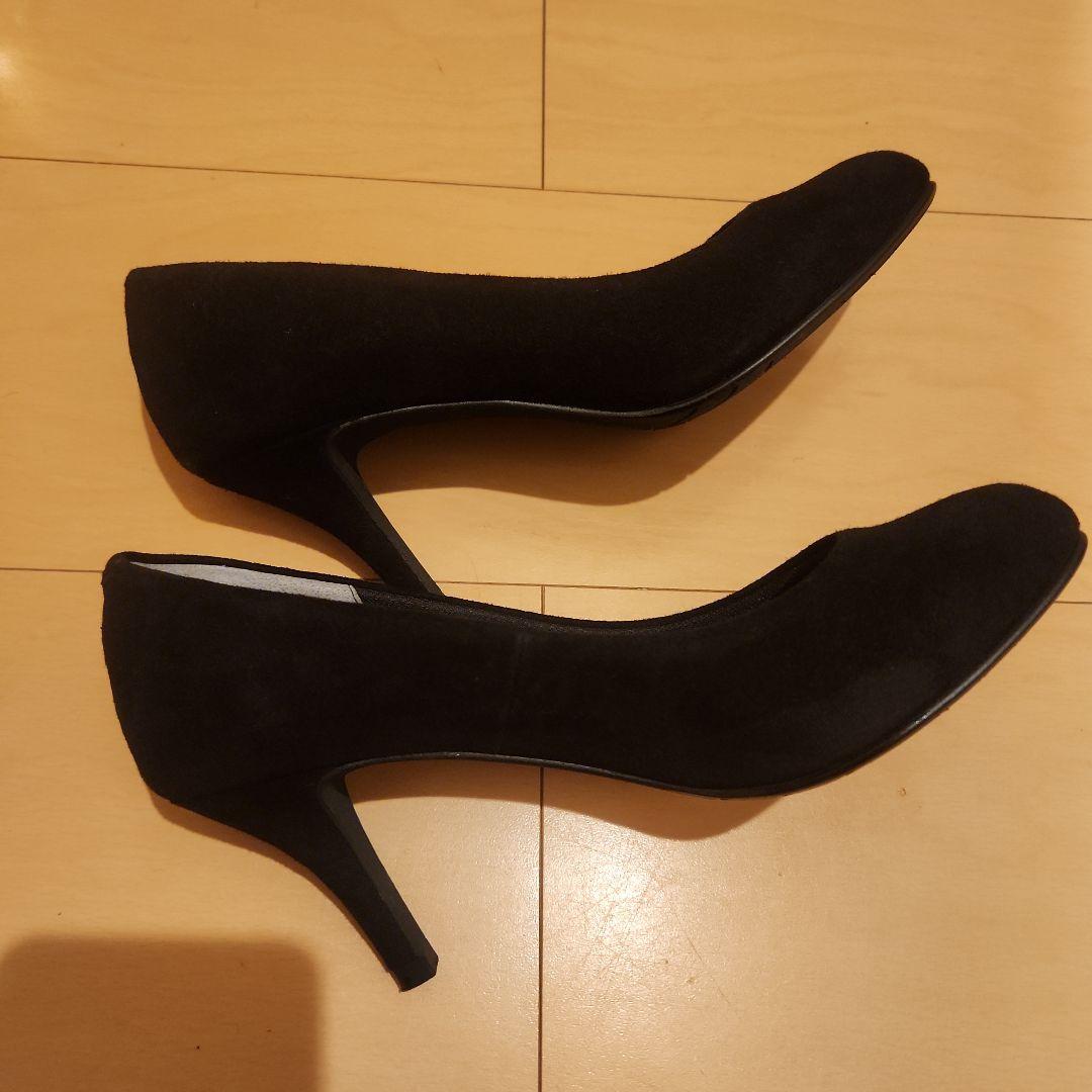 DIANA 黒 スエード ハイヒール　パンプス