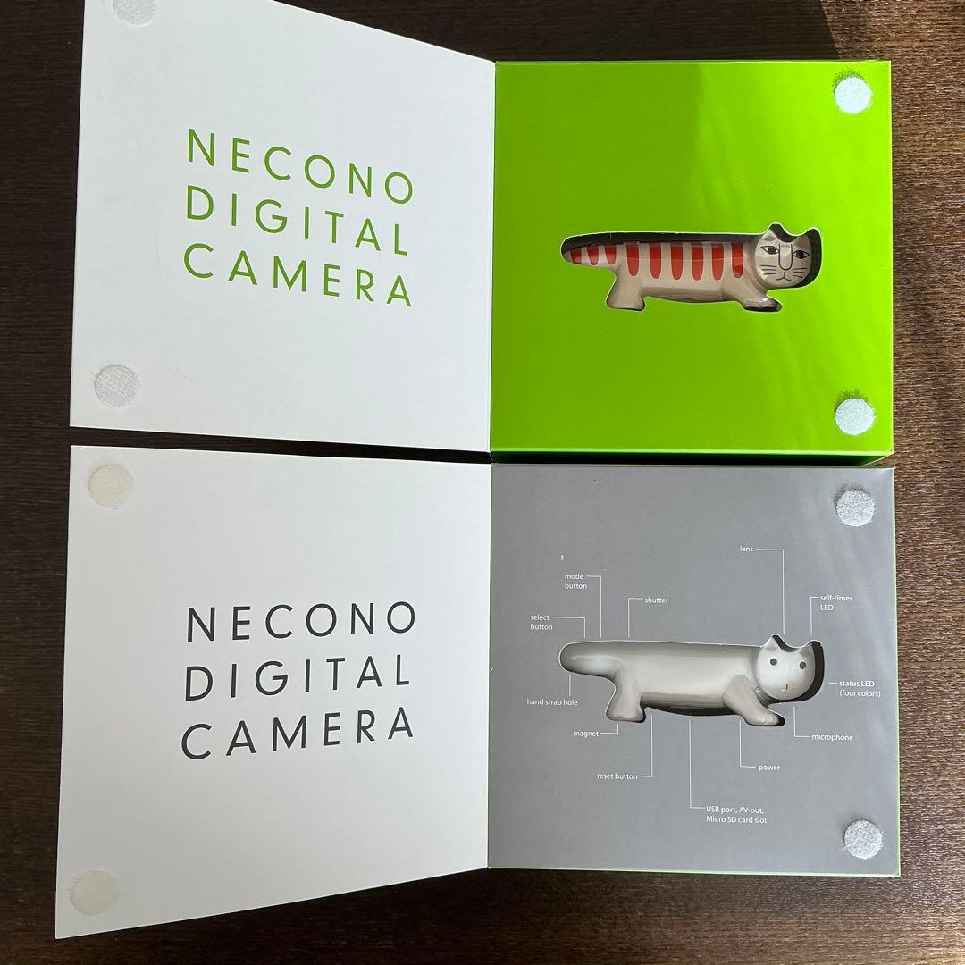 ネコノデジタルカメラ　NDC1マイキー、NDC3ホワイト　2台セット