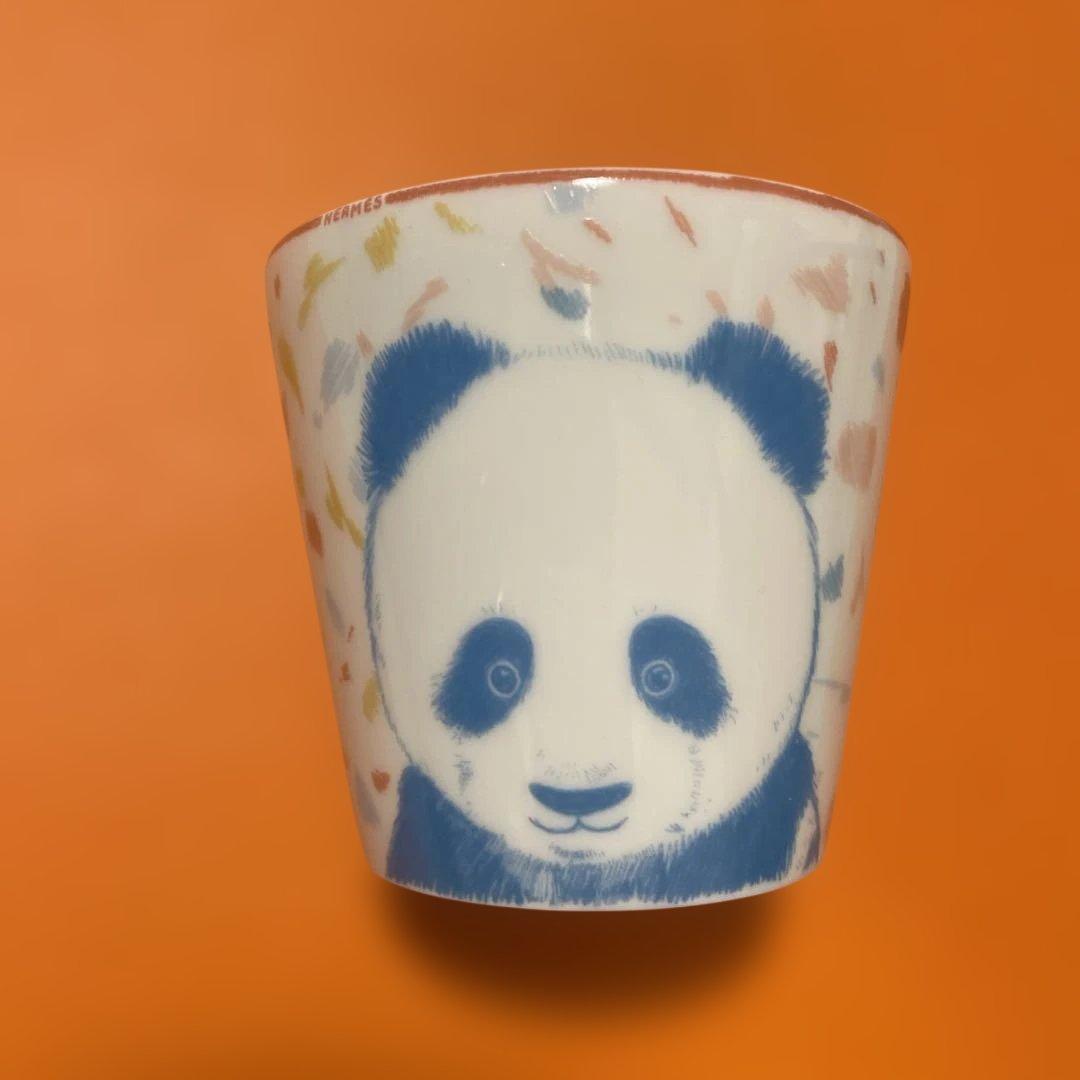 くーま❗️ かわいいパンダ　HERMES パスパス ベビー食器3点セット