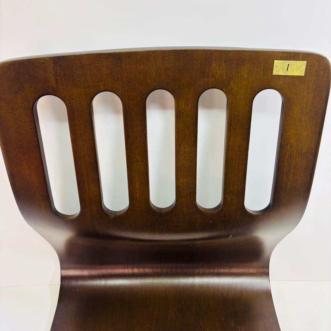 曲げ木 木製座椅子 4脚セット