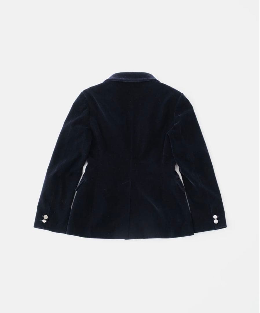 ジャケット・アウター RIBBON VELVET JACKET POPPY