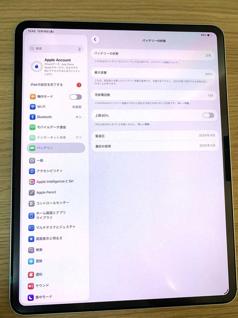 iPad Pro 13インチ M4 Cellular SIMフリー+ケース付
