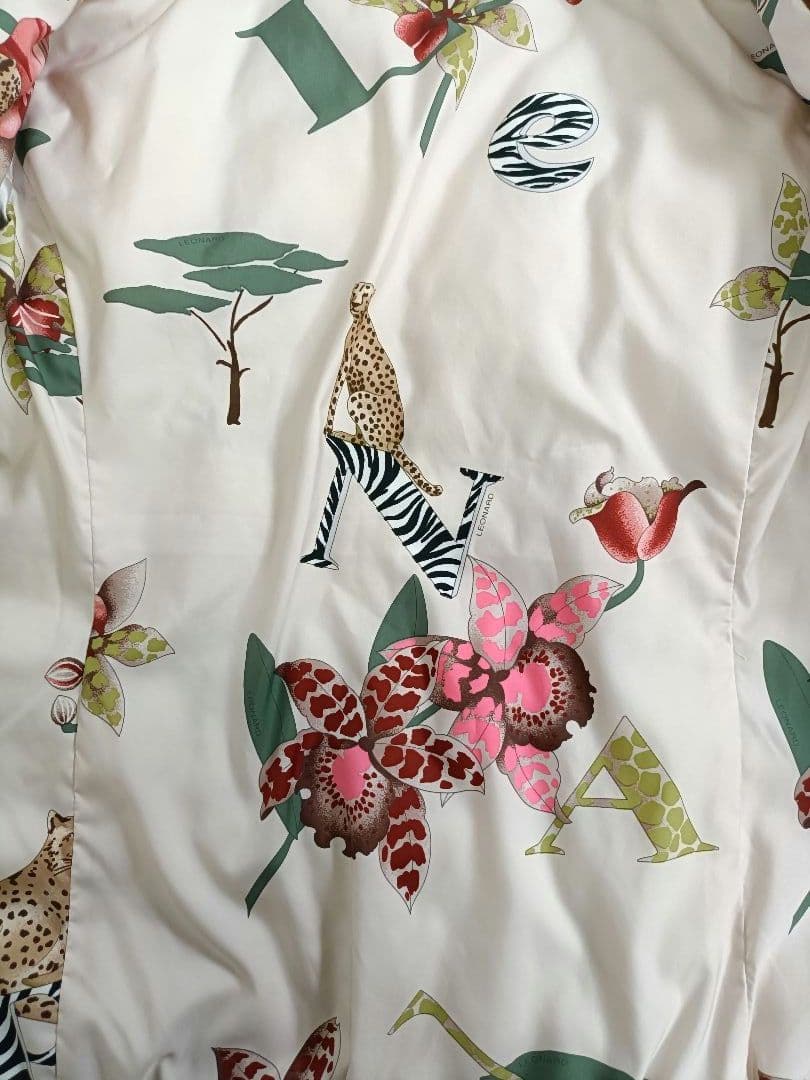 LEONARD 薄ピンクダウンジャケット【サイズ42 L相当】