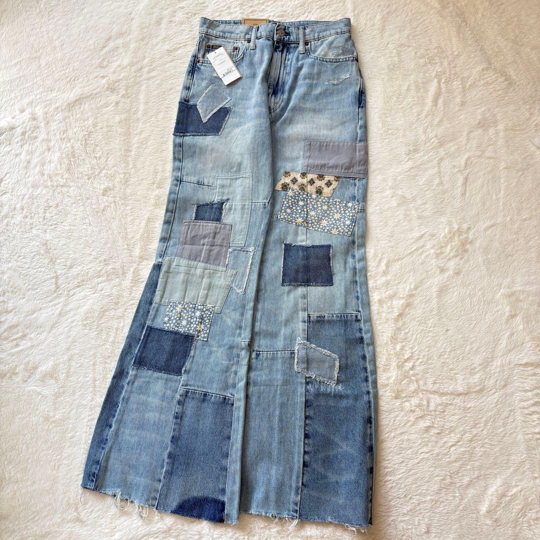 未使用タグ＊Polo Ralph Lauren　 パッチワークデニム