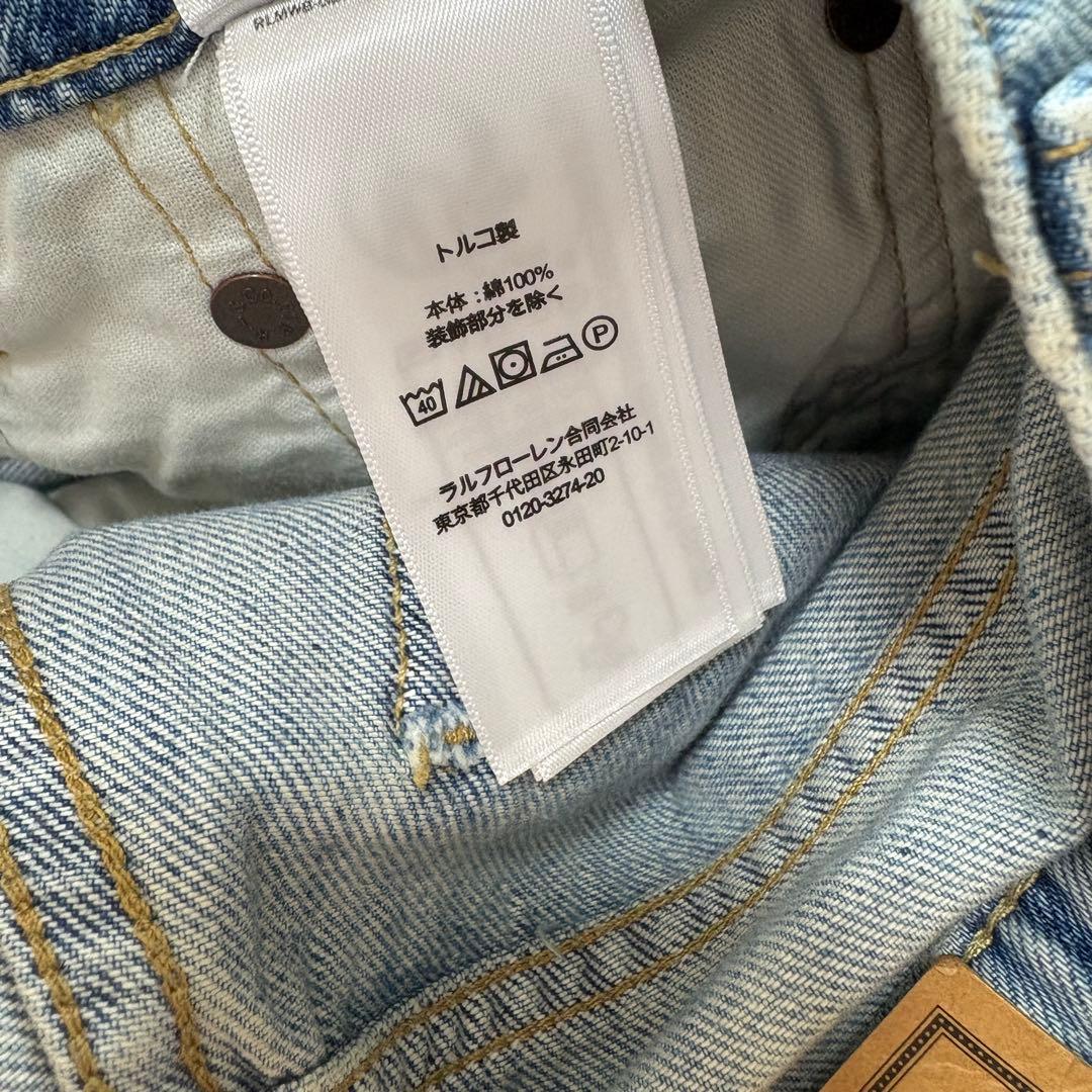 未使用タグ＊Polo Ralph Lauren　 パッチワークデニム