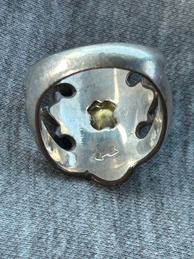 ゴローズ　金縄ターコイズ付キャストリング