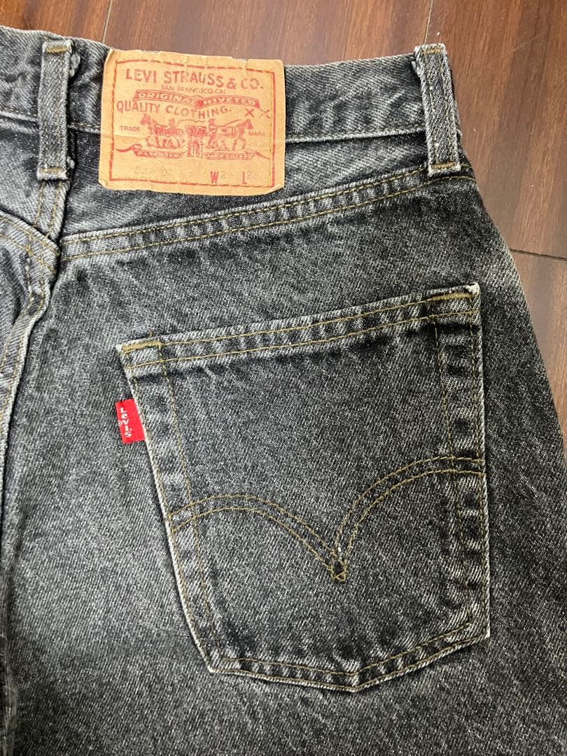 M*a様 90's UK Levi's 532 先染め ブラック size:29