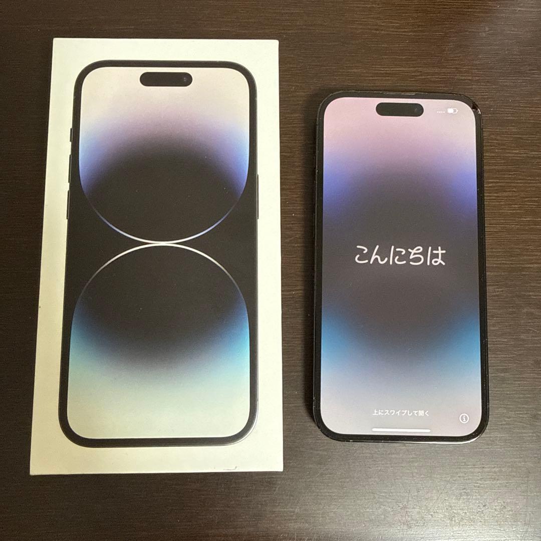 【最終値下げ】iPhone14Proスペースブラック本体128GB SIMフリー