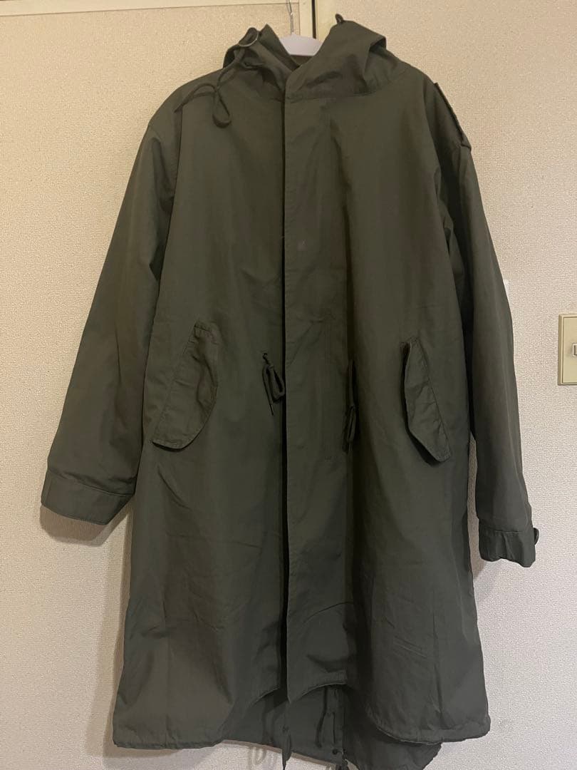 HOUSTON M51 オリーブグリーン フリース裏地 モッズコート