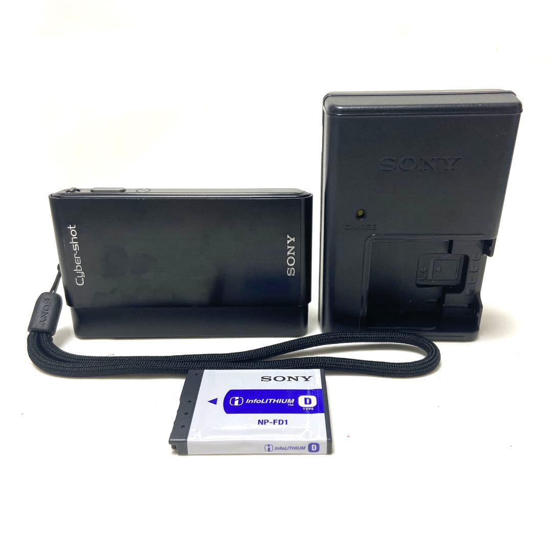 ソニー サイバーショット DSC-T77 ブラック コンパクトデジタルカメラ