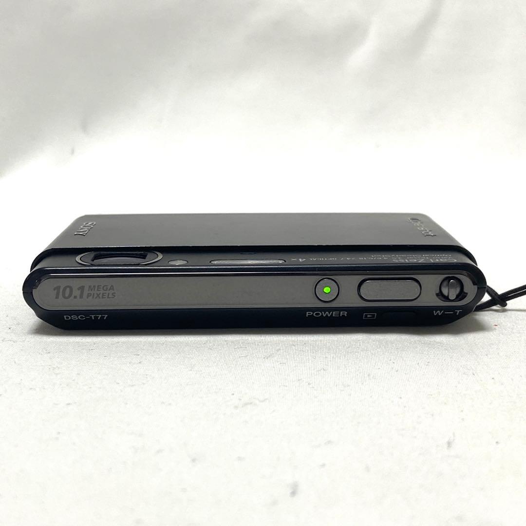 ソニー サイバーショット DSC-T77 ブラック コンパクトデジタルカメラ