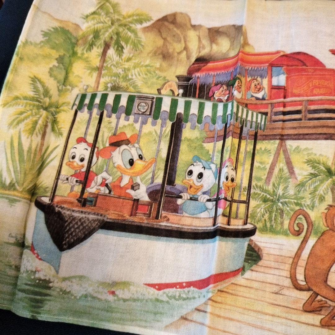 アドベンチャーランド　ハンカチ　昭和レトロ　東京ディズニーランド　開園当初