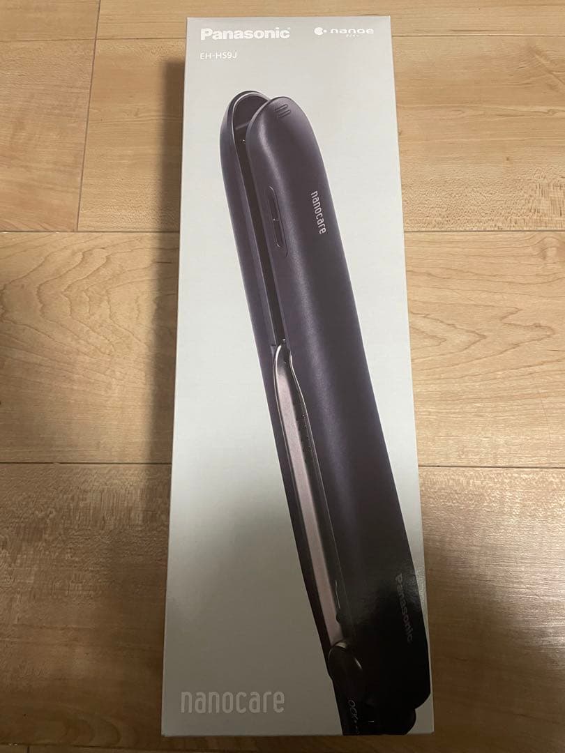 パナソニック ヘアーアイロン ストレート用 海外対応 黒 EH-HS9J-K