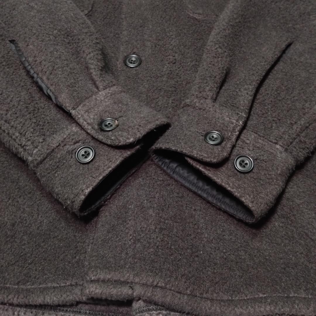 YOKEヨーク　フリースシャツ　黒　２サイズ　ふわふわ　日本製 YK22AW