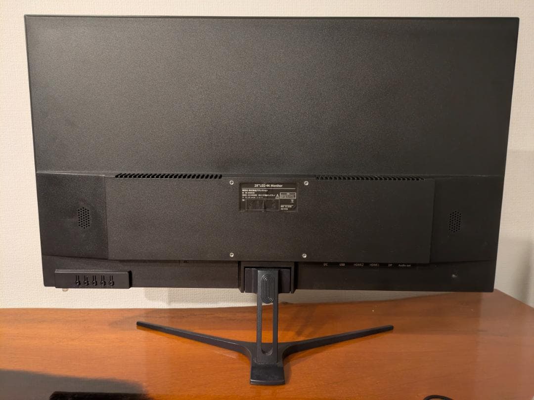 4K 3840x2160 28インチ モニター M2804K スピーカー搭載