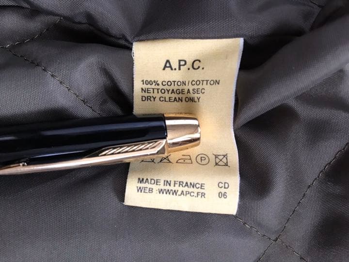 ジャケット・アウター 90s A.P.C. HBT Padded Hooded 3/4 Coat