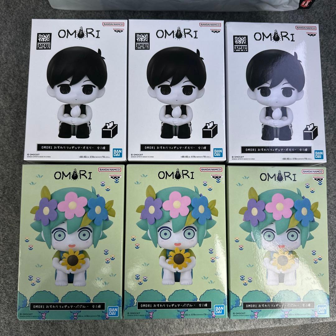 OMORI おすわりフィギュア オモリ バジル 全6体