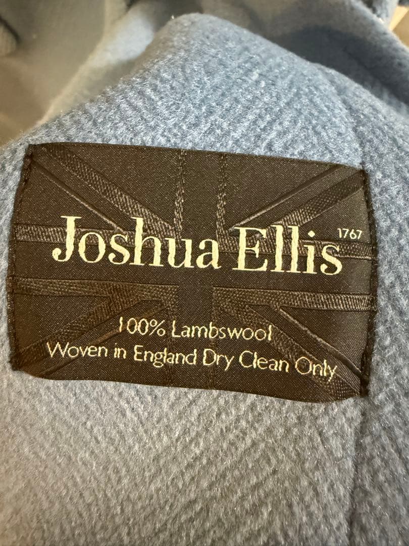 【新品未使用】OLD ENGLAND サックスブルーダッフルコート サイズ34