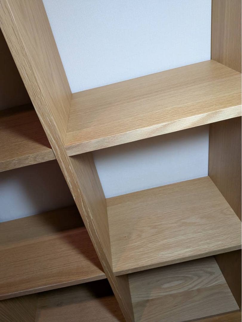 ■送料込■無印良品 スタッキングシェルフ 3×2 木製家具棚MUJI収納オーク材