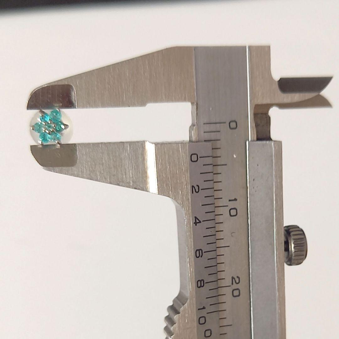 Pt900 パライバトルマリン ピアス